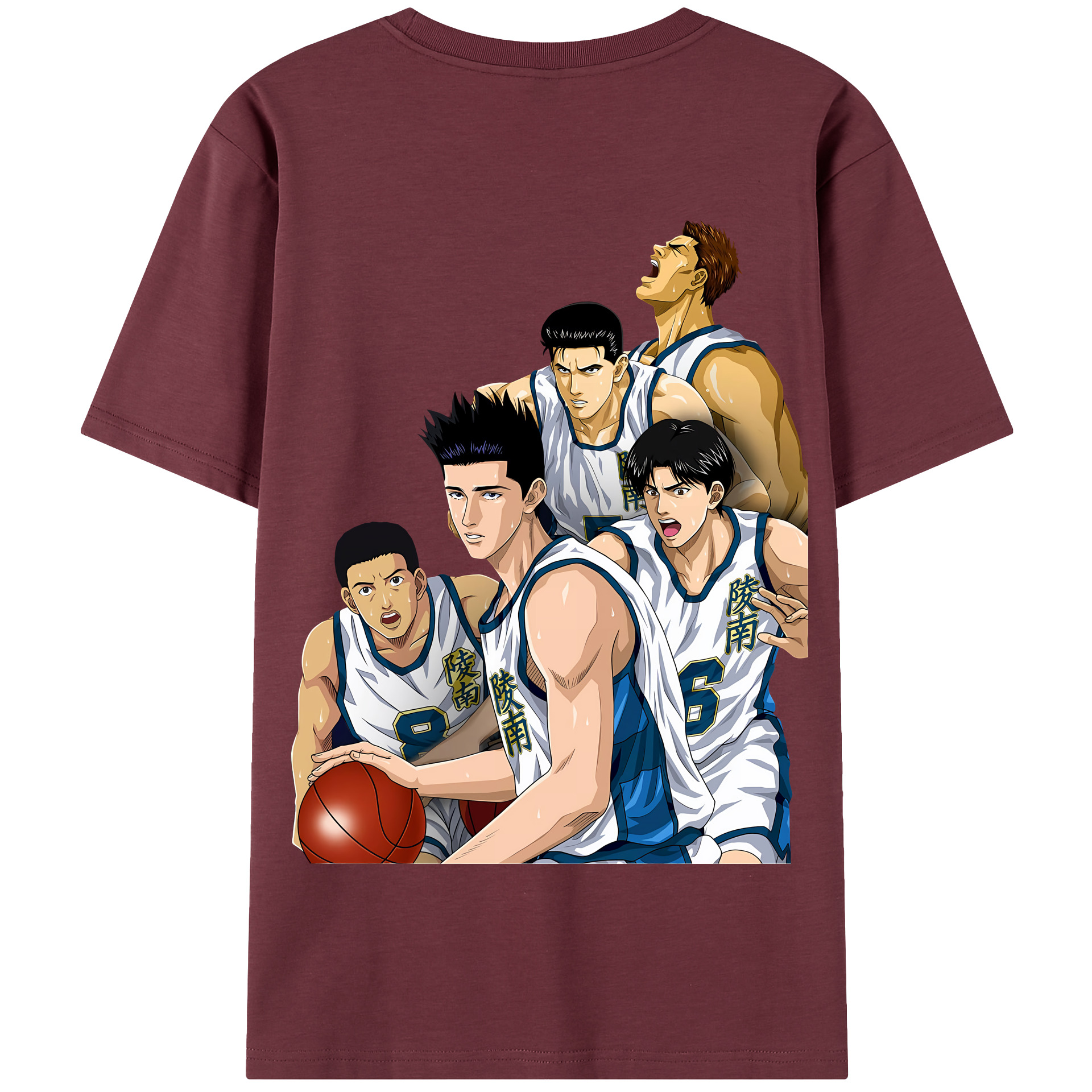 （画像用） SLAM DUNK／スラムダンク 綿100％半袖Tシャツ（背面プリント）